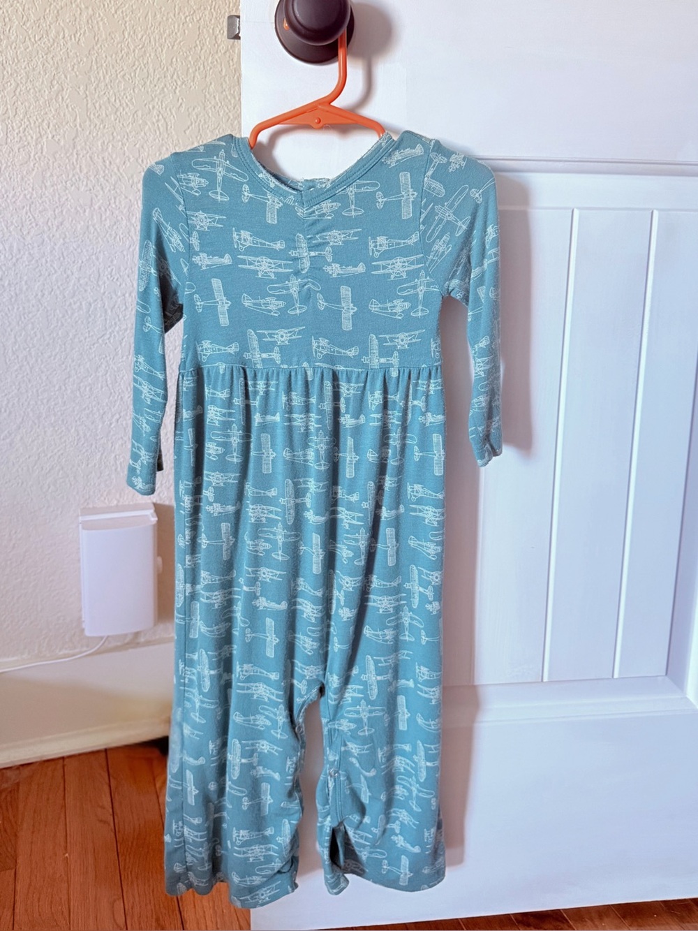 kate quinn ruched wide leg jumpsuit | sagebrush vintage airplane | lenzing modal